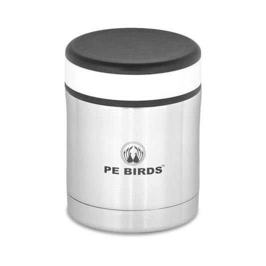 PE BIRDS Stainless Steel Double Wall Food Sambar Jar 260ml