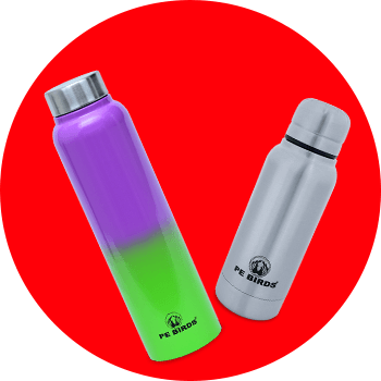 Water bottles - pebirds-peacocks