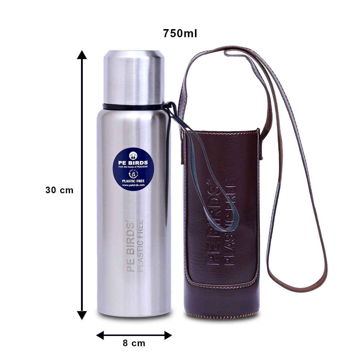 PE BIRDS  Steel O Steel Vacuum Flask | Say no to plastic LID