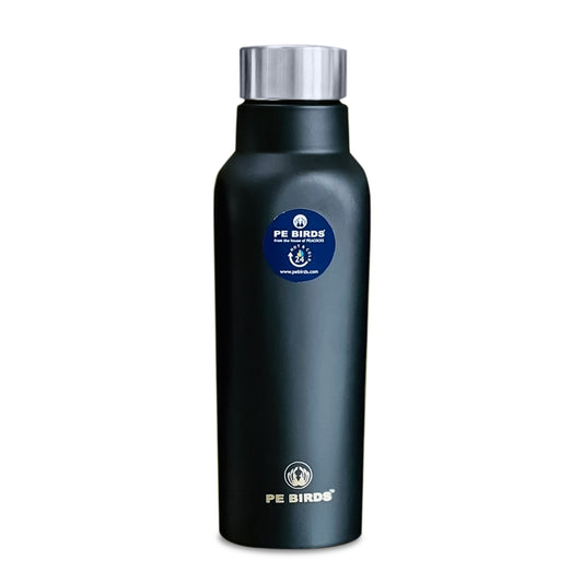 PE BIRDS Stainless Steel Striker Water Bottle, 500 ml - BPA FREE