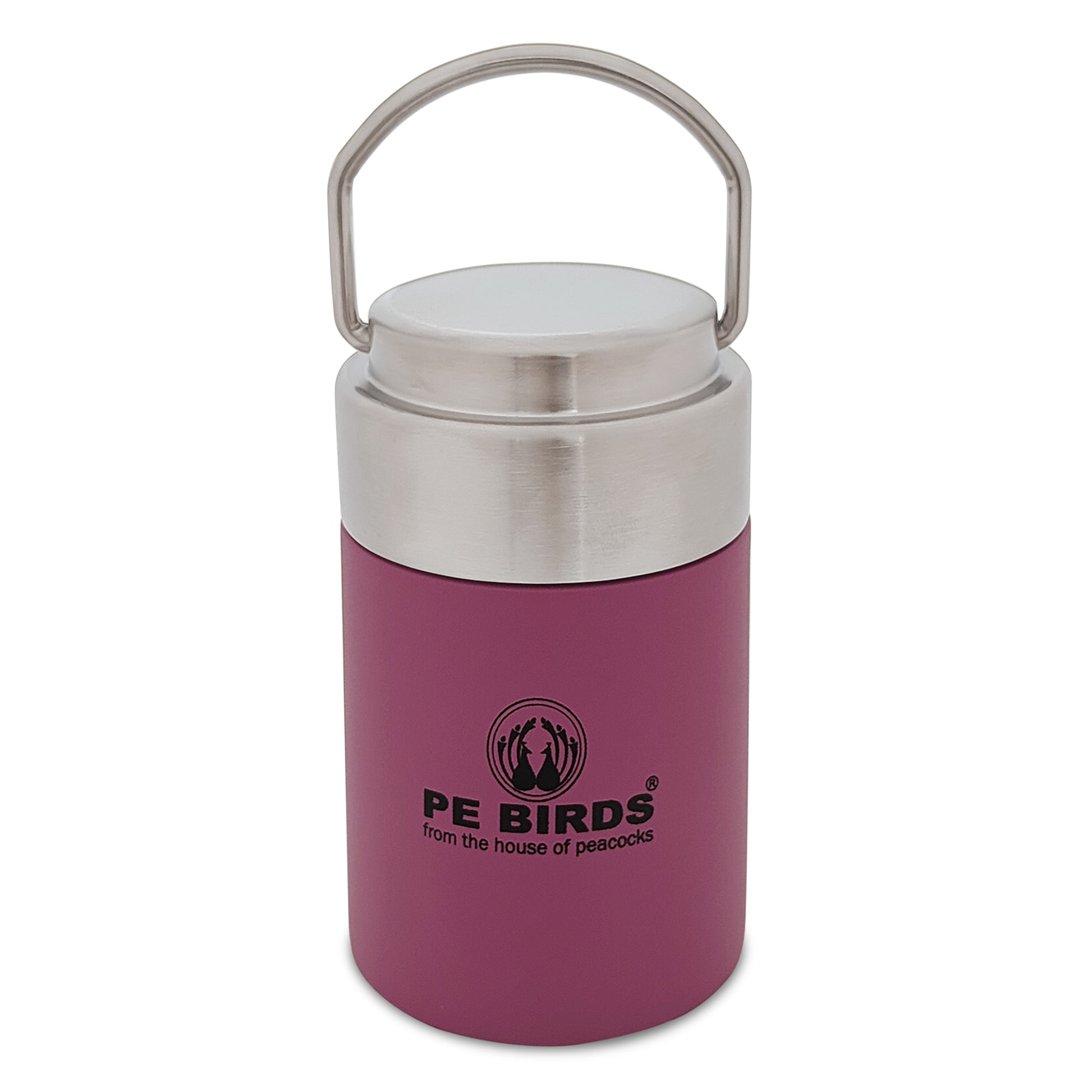 Vacuum Flask Pink Thermos Food Jar Kids Double Walled Hot Cold