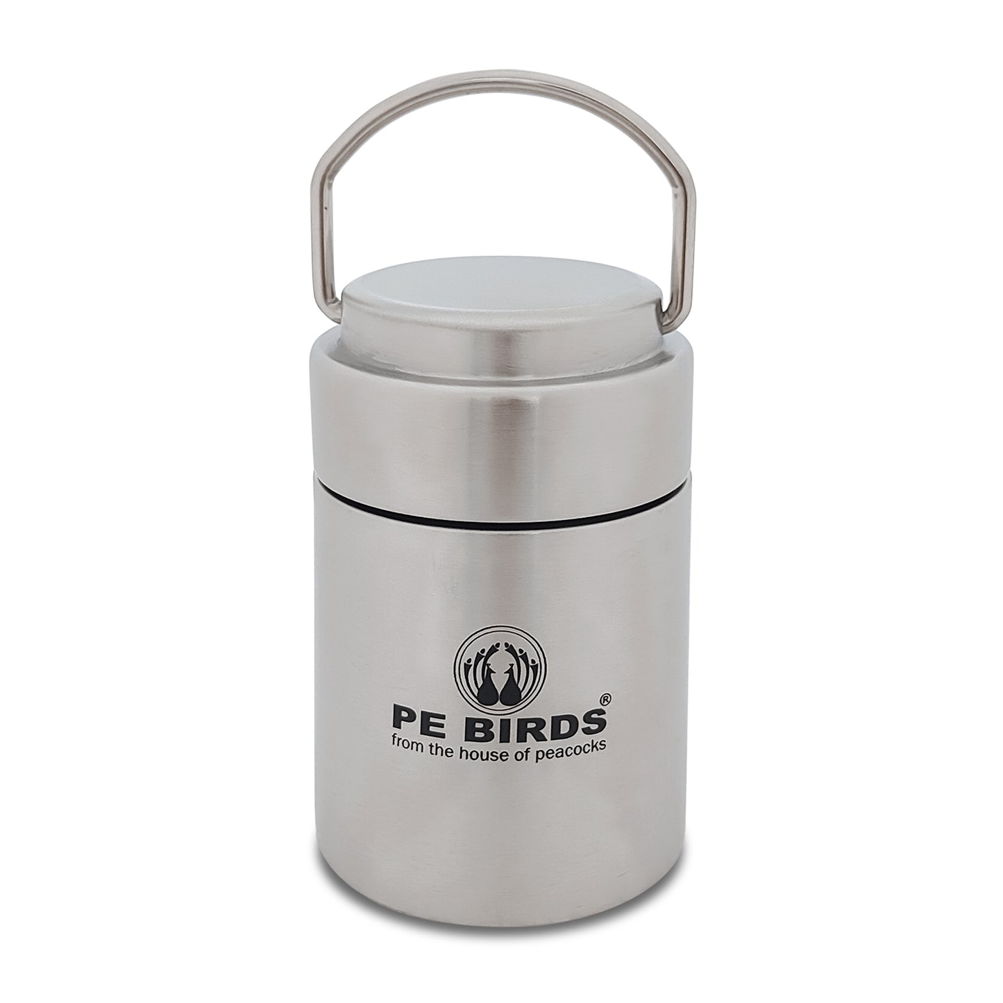 PEBIRDS Flow Insulated Food Jar, Sambar jar | Steel lid soup flask - pebirds-peacocks