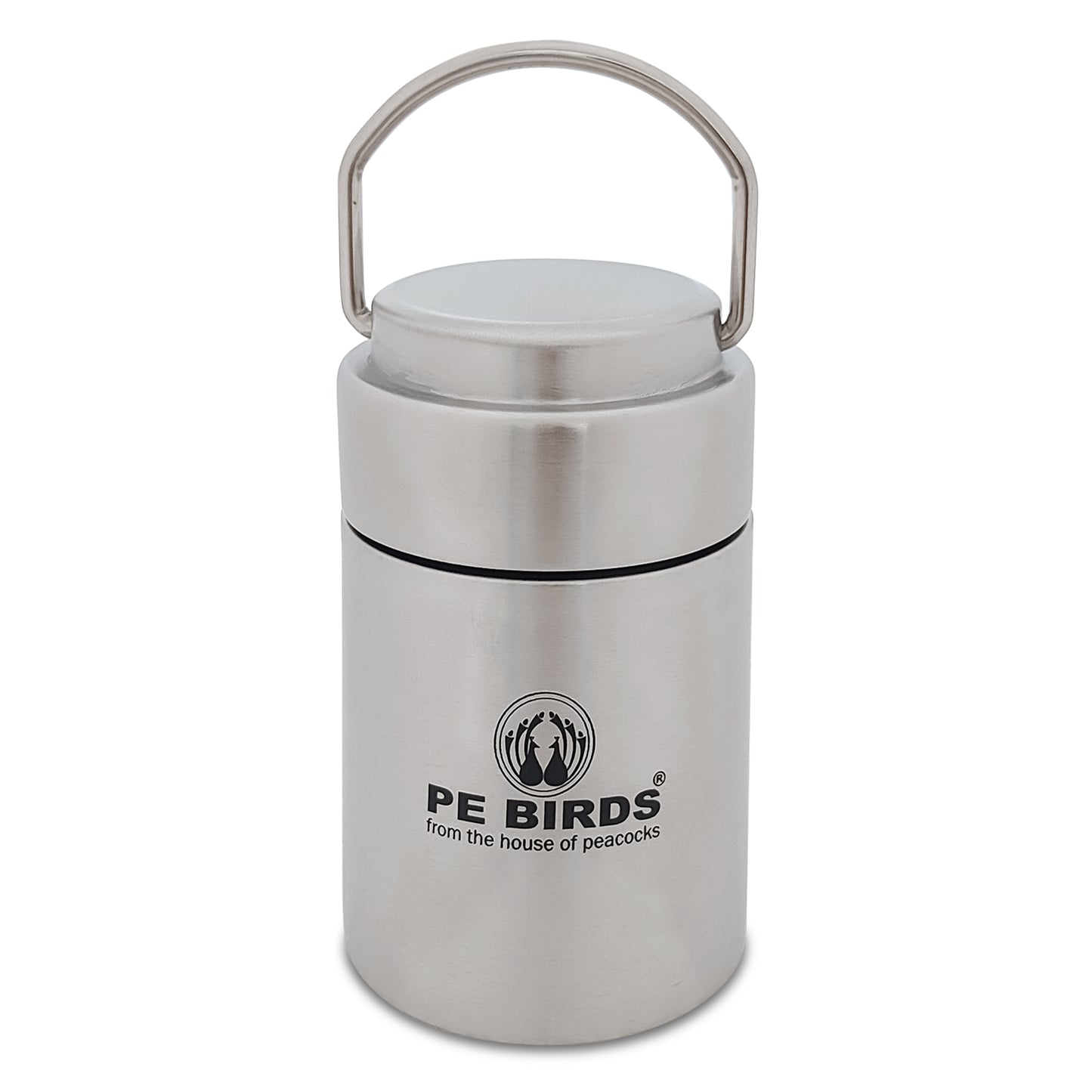 PEBIRDS Flow Insulated Food Jar, Sambar jar | Steel lid soup flask - pebirds-peacocks