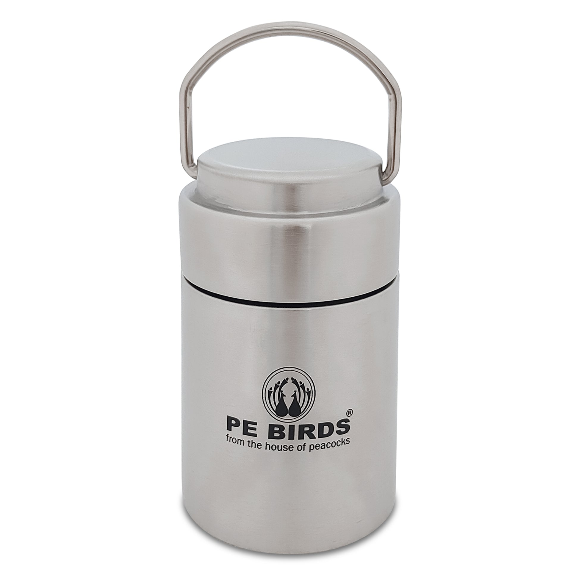 PEBIRDS Flow Insulated Food Jar, Sambar jar | Steel lid soup flask