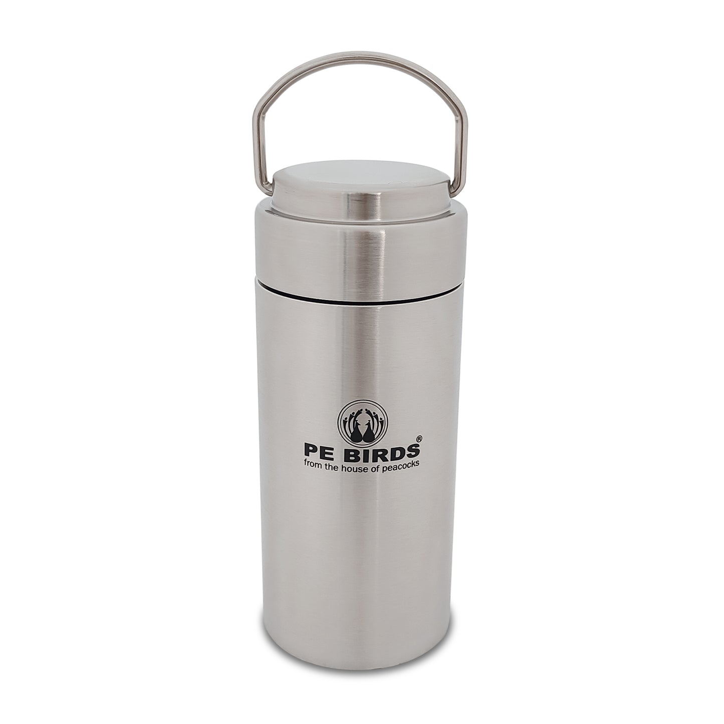 PEBIRDS Flow Insulated Food Jar, Sambar jar | Steel lid soup flask - pebirds-peacocks