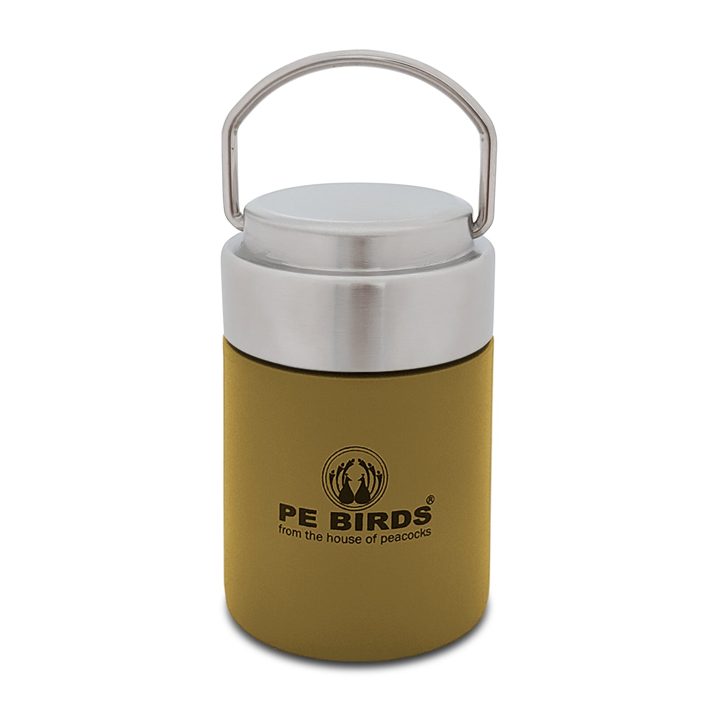 PEBIRDS Flow Insulated Food Jar, Sambar jar | Steel lid soup flask - pebirds-peacocks