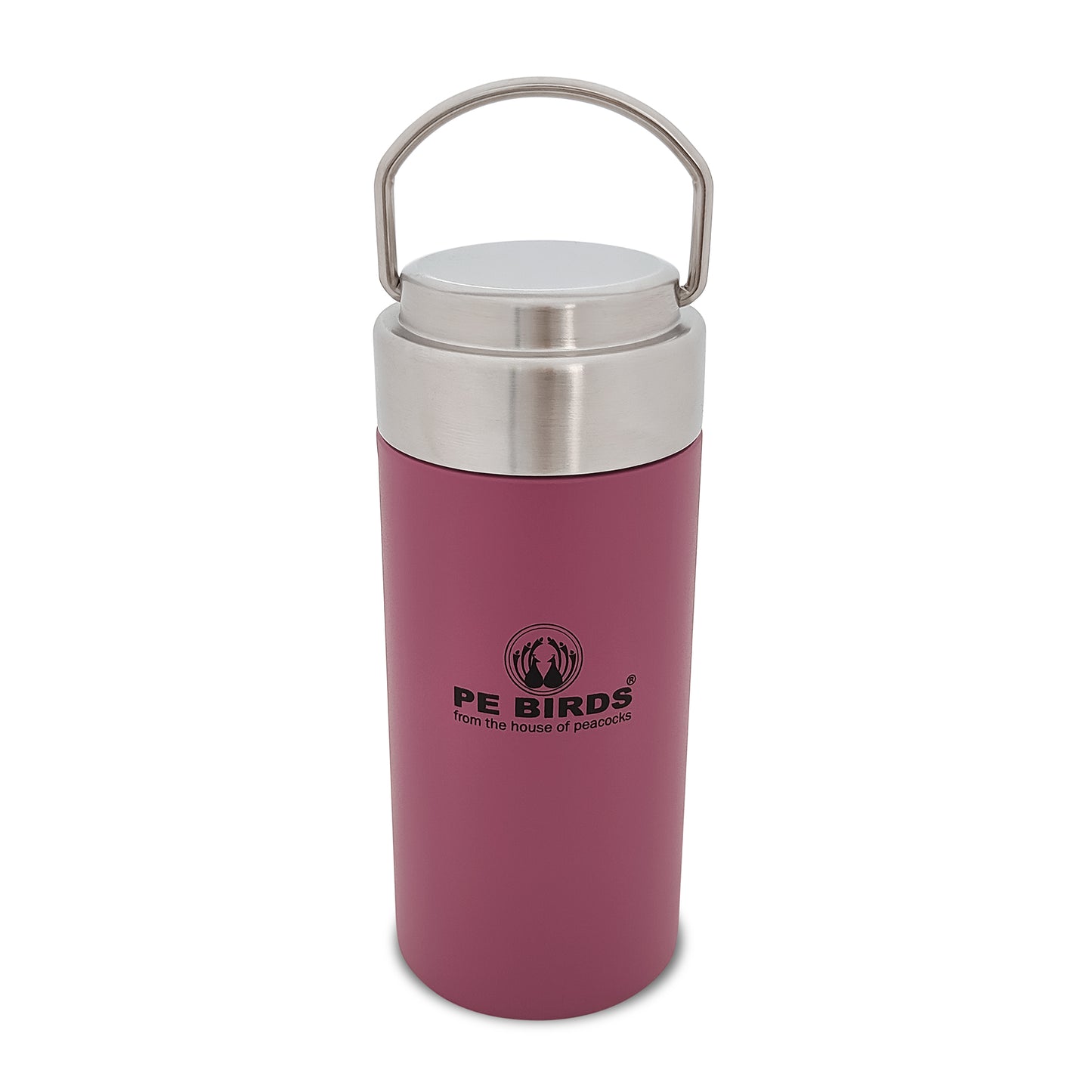 PEBIRDS Flow Insulated Food Jar, Sambar jar | Steel lid soup flask - pebirds-peacocks