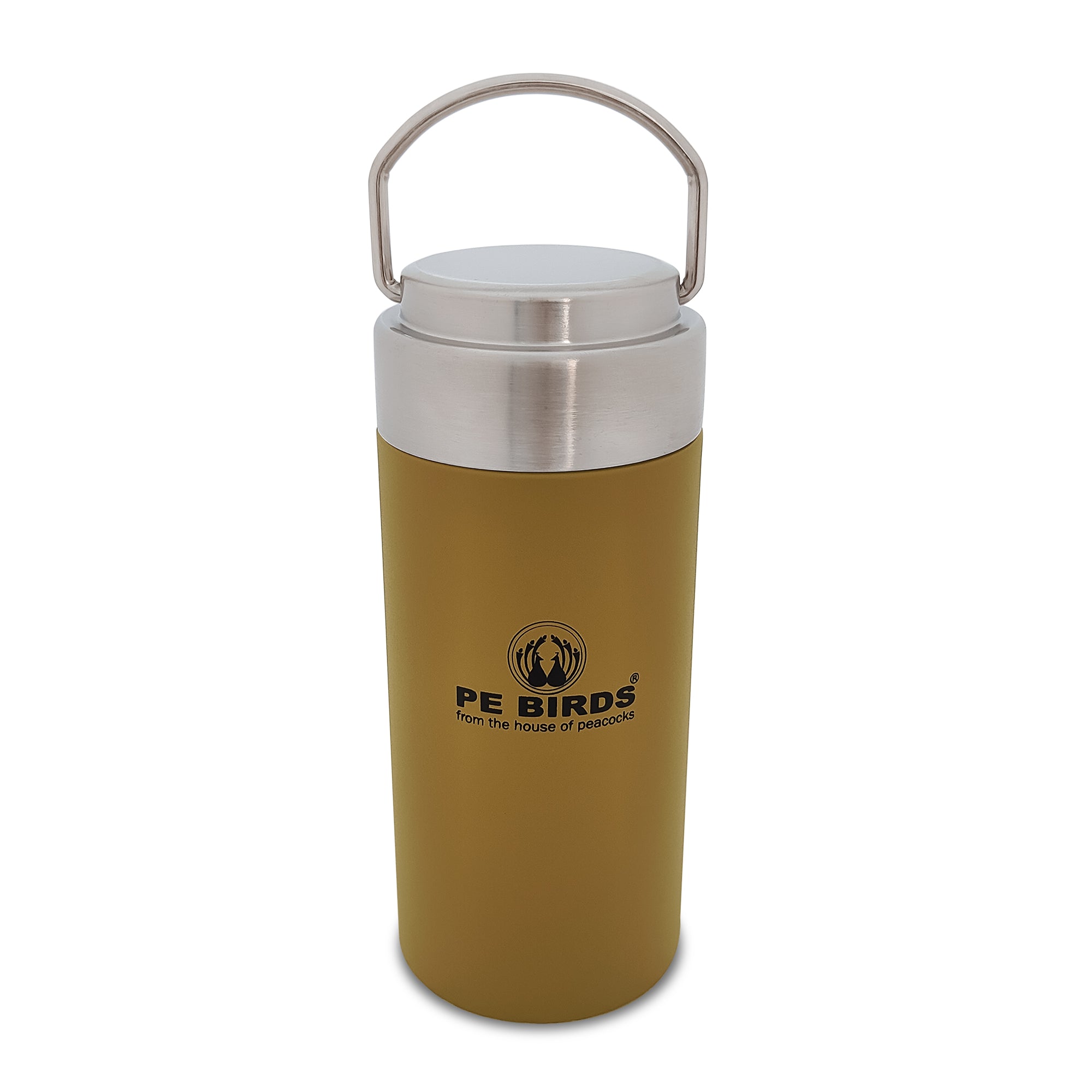 PEBIRDS Flow Insulated Food Jar, Sambar jar | Steel lid soup flask - pebirds-peacocks