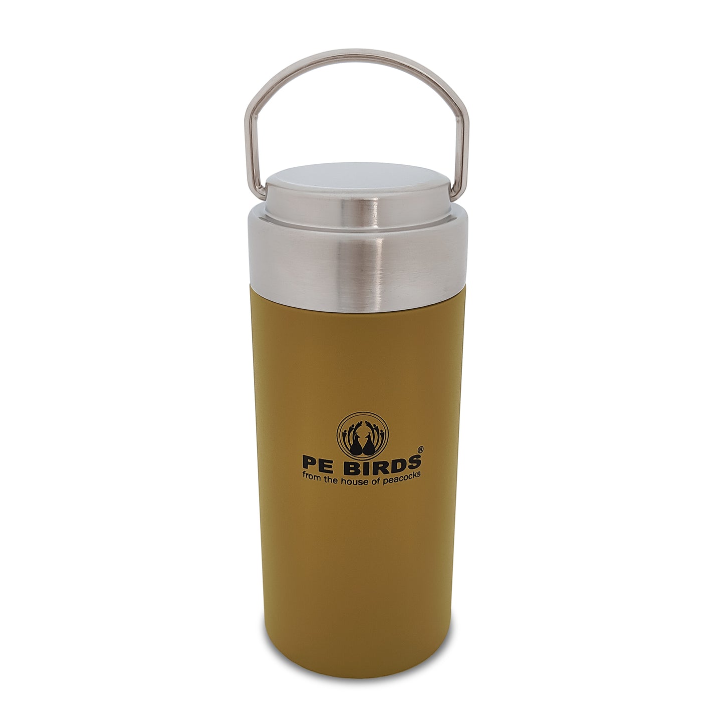PEBIRDS Flow Insulated Food Jar, Sambar jar | Steel lid soup flask - pebirds-peacocks