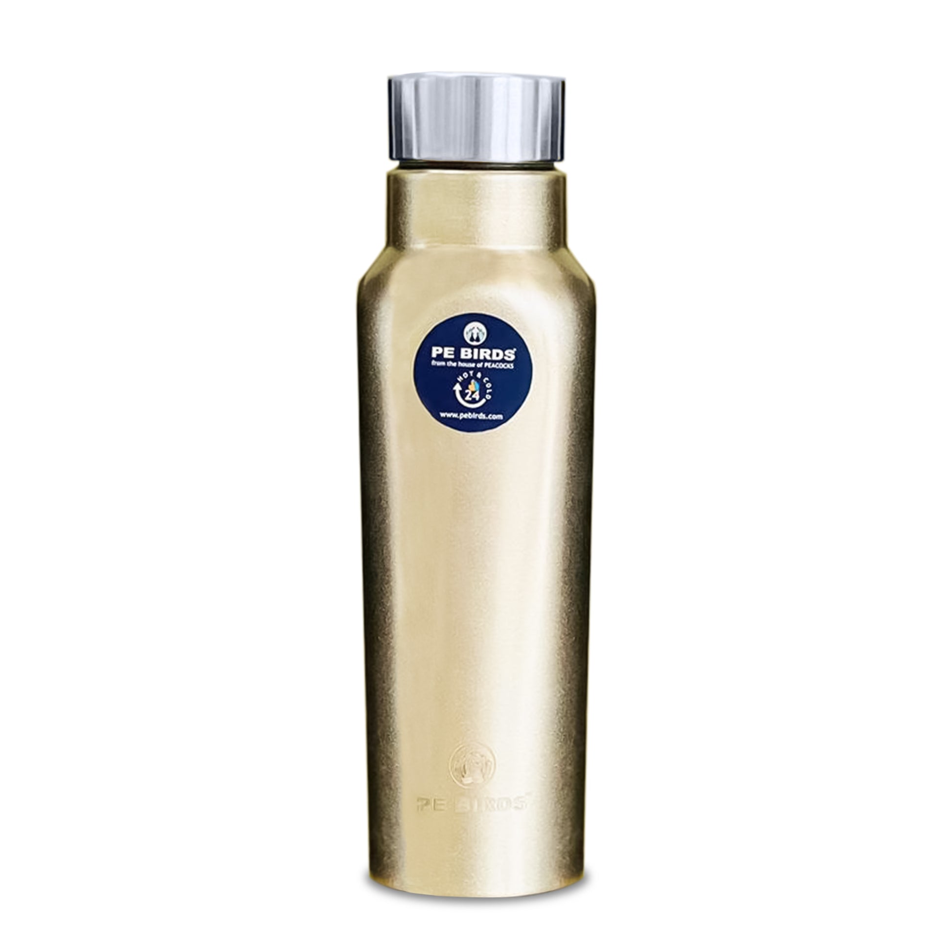 PE BIRDS Stainless Steel Striker Water Bottle, 500 ml - BPA FREE