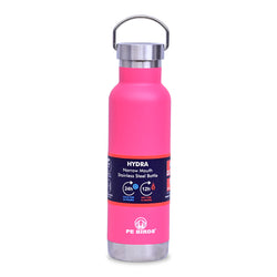 PE BIRDS Hydra Steel LID Stainless Steel flask 600 ml | Say No to plastic lid ( Free Name Engraving on flask)