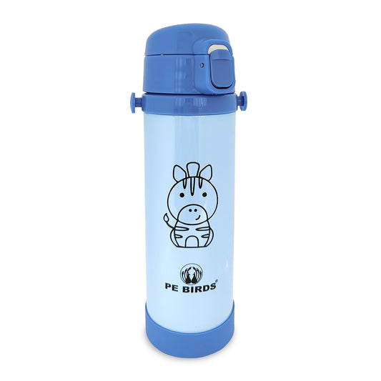 PE BIRDS Stainless Steel Ora Thermos Sipper for kids, Kids Flask - pebirds-peacocks