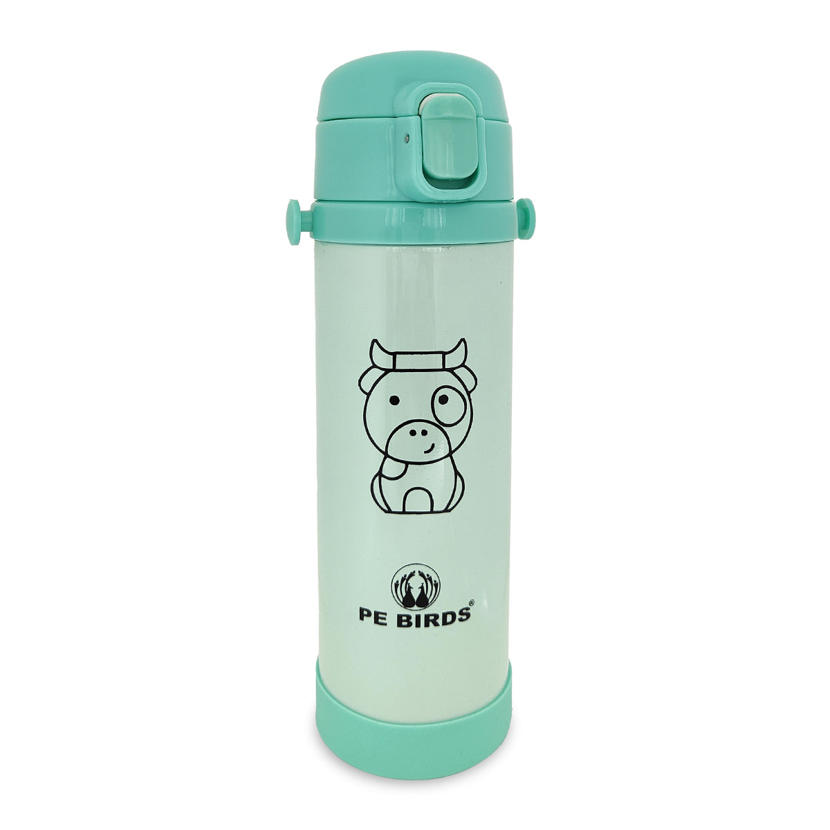 PE BIRDS Stainless Steel Ora Thermos Sipper for kids, Kids Flask 350 ml Green