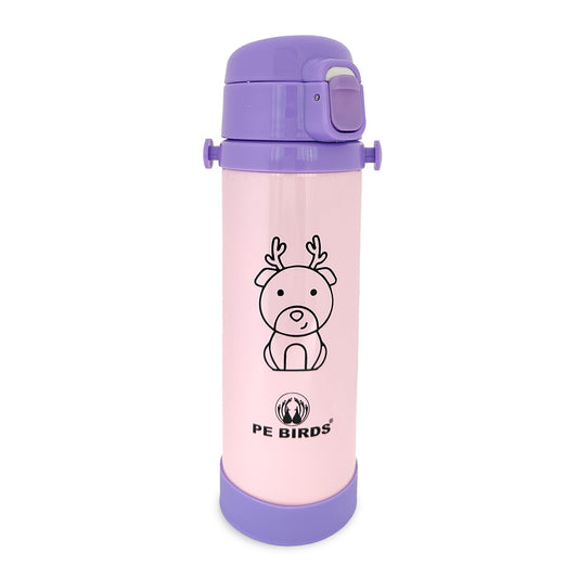 PE BIRDS Stainless Steel Ora Thermos Sipper for kids, Kids Flask - pebirds-peacocks