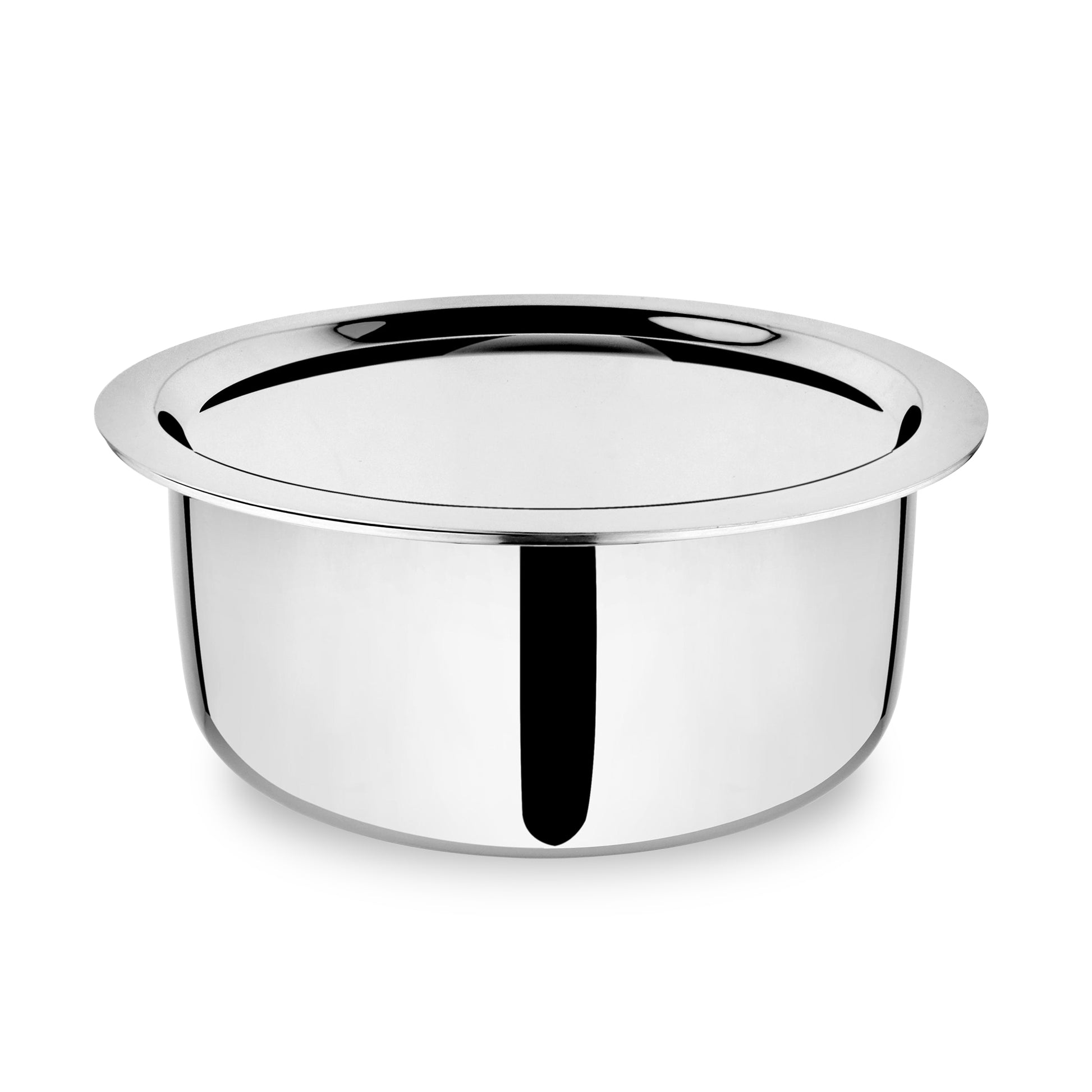 PEBIRDS Triply Stainless Steel Tope with Stainless Steel Lid