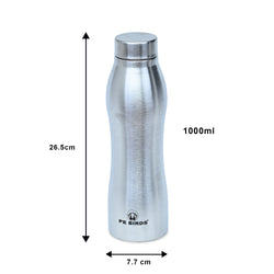 PEBIRDS Zircon Stainless Steel Water Bottle 1000ml - BPA-Free