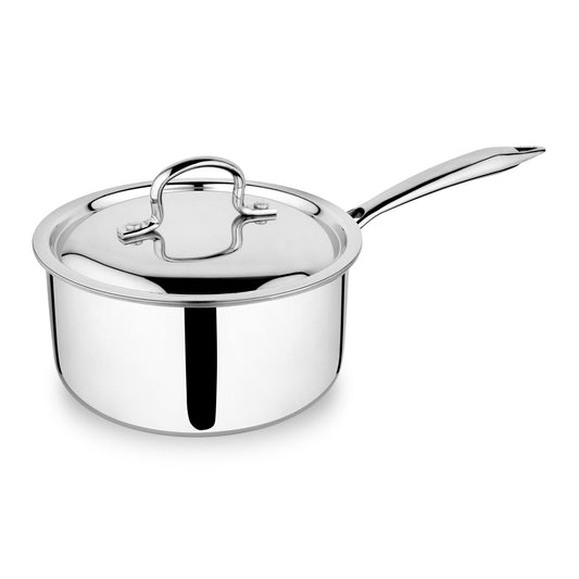 Stainless Steel Saucepan with Lid | Triply Saucepan | Tea Pan | Milk Pan