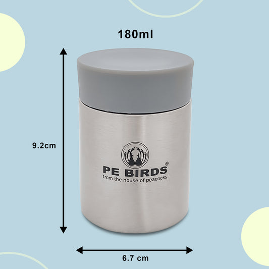 PEBIRDS Galaxy Sambar Jar, Insulated Food Jar - pebirds-peacocks