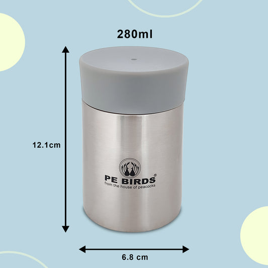 PEBIRDS Galaxy Sambar Jar, Insulated Food Jar - pebirds-peacocks