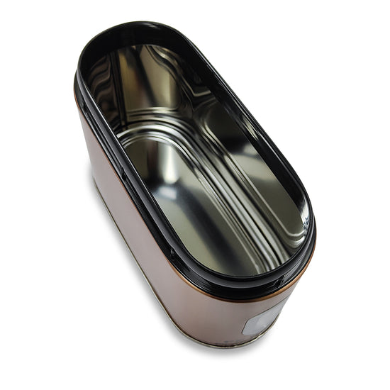 PE BIRDS Stainless steel Oval Storage Copper color Jar For Kitchen Storage