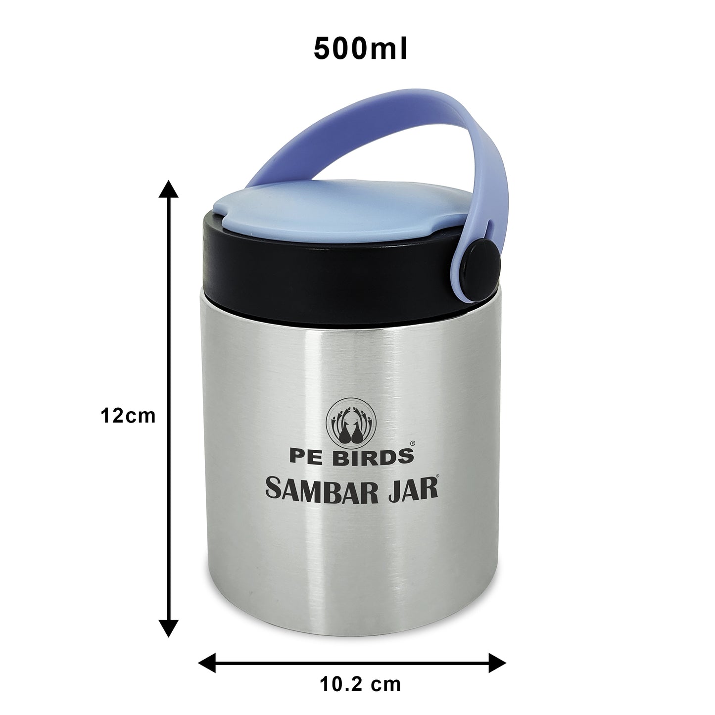 Espresso Broad Mouth Sambar Jar - pebirds-peacocks
