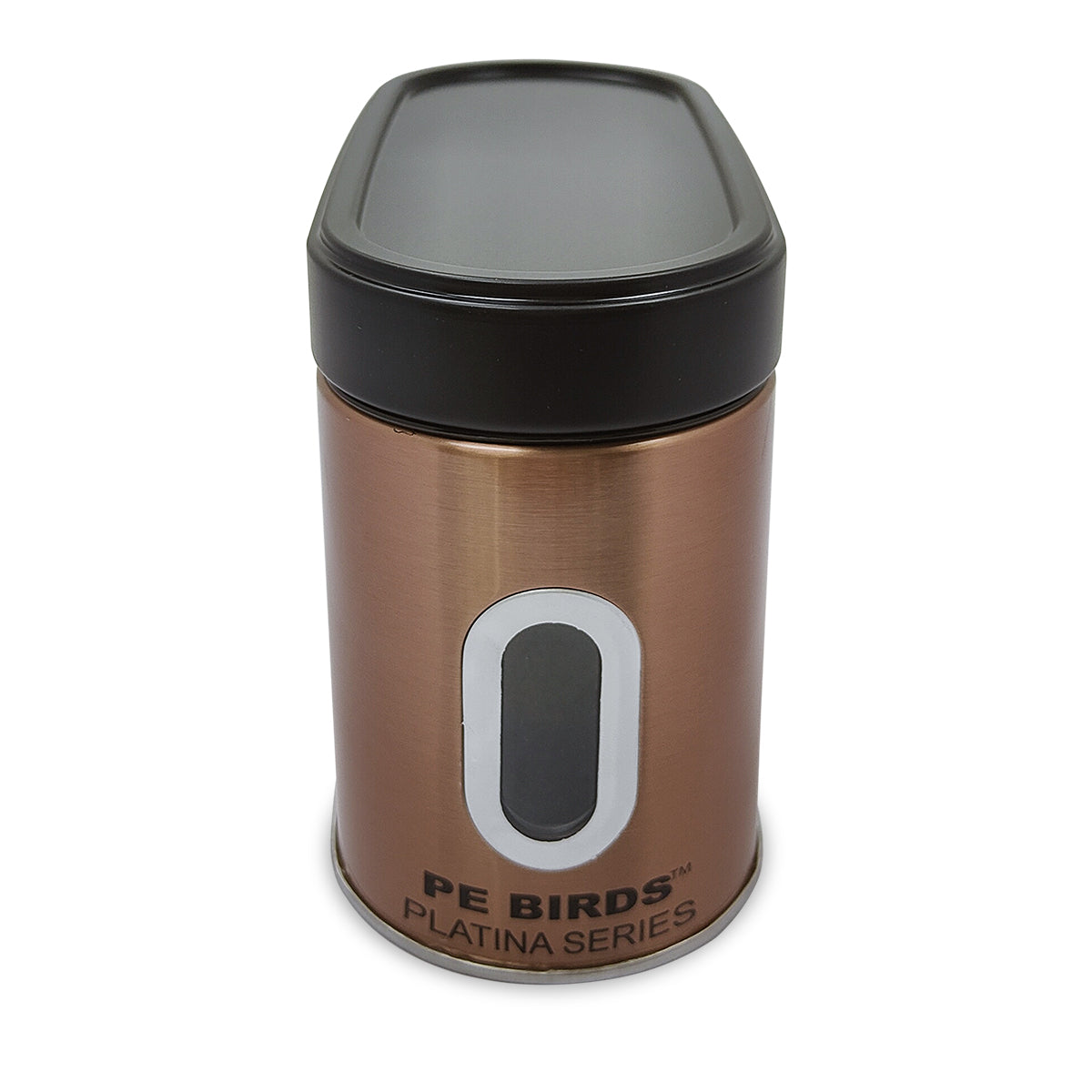 PE BIRDS Copper colored Modular Steel Container (Window Oval) - pebirds-peacocks