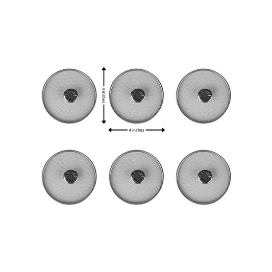 Stainless Steel Mesh Food Cover Lids Set of 6