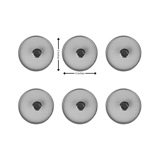 Stainless Steel Mesh Food Cover Lids Set of 6