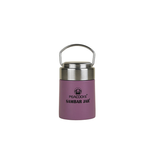 PEBIRDS Flow Insulated Food Jar, Sambar jar | Steel lid soup flask