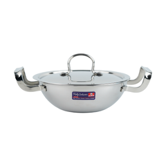 PE Birds Triply Germ Free Kadai (Induction Safe)