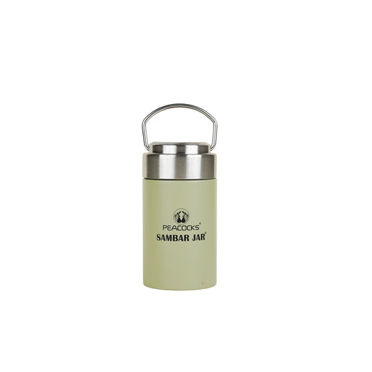 PEBIRDS Flow Insulated Food Jar, Sambar jar | Steel lid soup flask