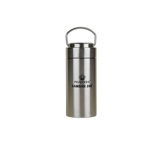 PEBIRDS Flow Insulated Food Jar, Sambar jar | Steel lid soup flask