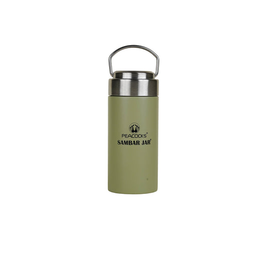 PEBIRDS Flow Insulated Food Jar, Sambar jar | Steel lid soup flask