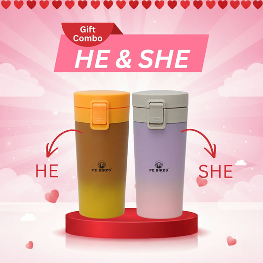 Food Jar Orange + Lavender(Couple Gift)