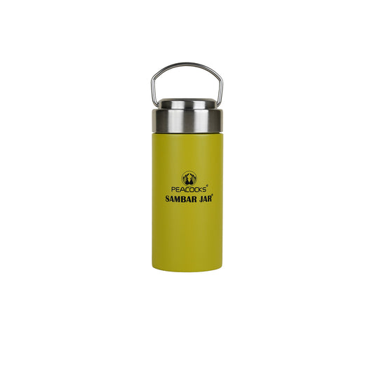 PEBIRDS Flow Insulated Food Jar, Sambar jar | Steel lid soup flask