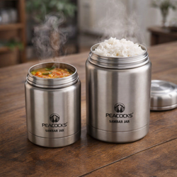 Pe Birds Pluto Sambar Jar (350ml + 500ml)