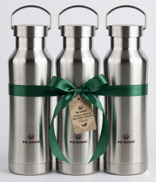 Pe Birds Maxo 750ml Steel Lid (Pack of 3)
