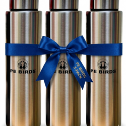 PE BIRDS Stainless Steel Sporty Water Bottle (Pack of 3)