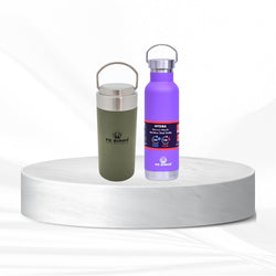 Pebirds Flow Sambar Jar Green + Hydra (Say No To Plastic)