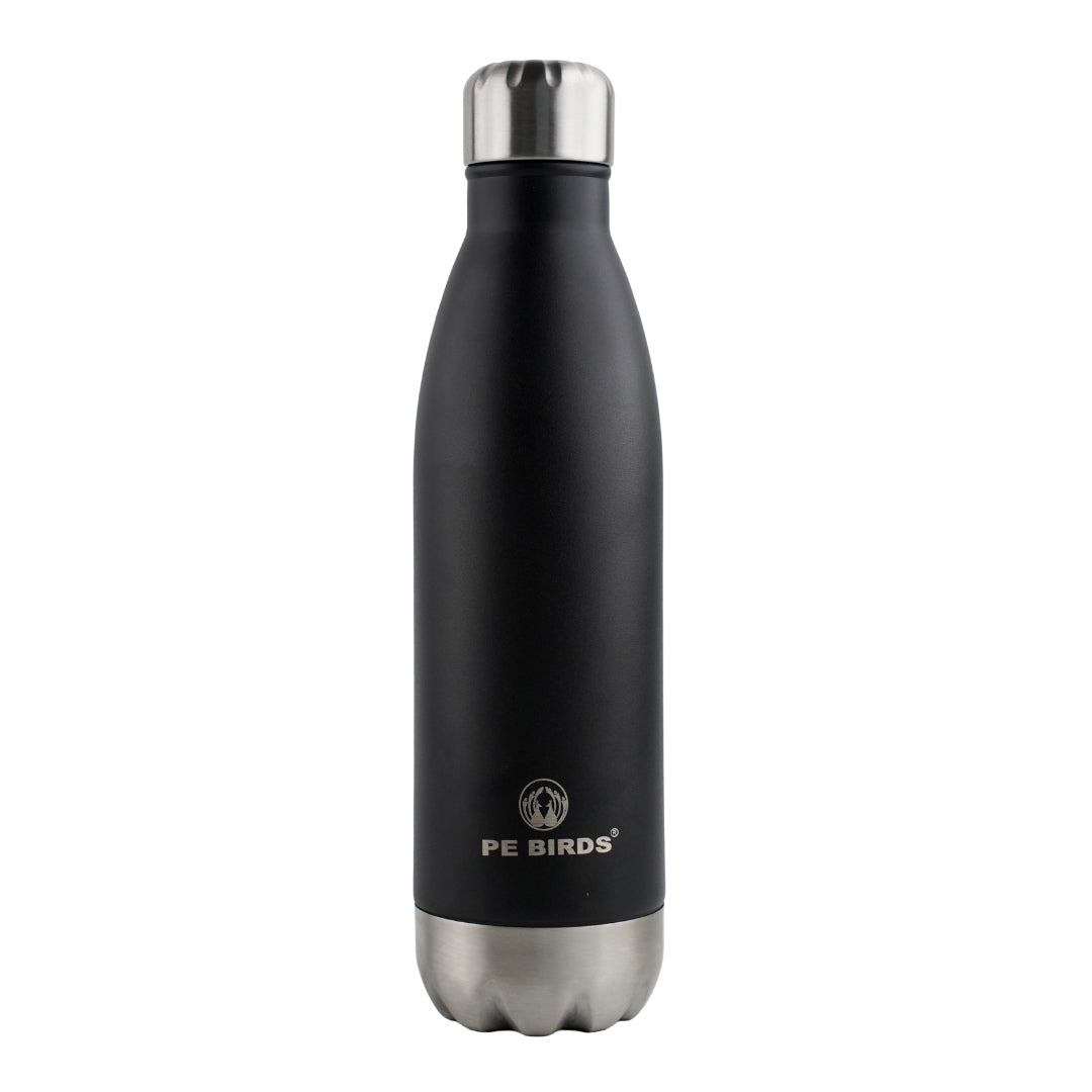 Steel cap Double Wall  Cola Vacuum Flask  | Say No to plastic lid