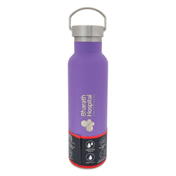 PE BIRDS Hydra Steel LID Stainless Steel flask 600 ml | Say No to plastic lid