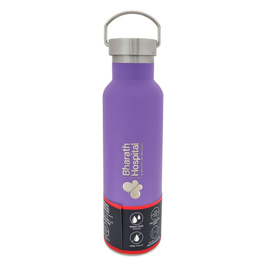 PE BIRDS Hydra Steel LID Stainless Steel flask 600 ml | Say No to plastic lid - pebirds-peacocks
