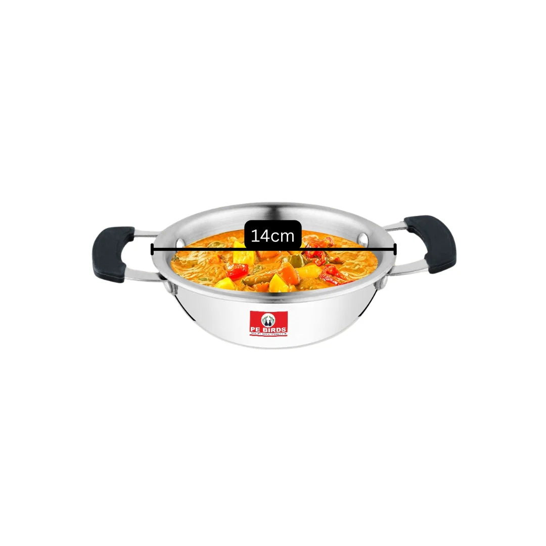Pe Birds Espresso Sambar Jar Combo With Free Mini Kadai