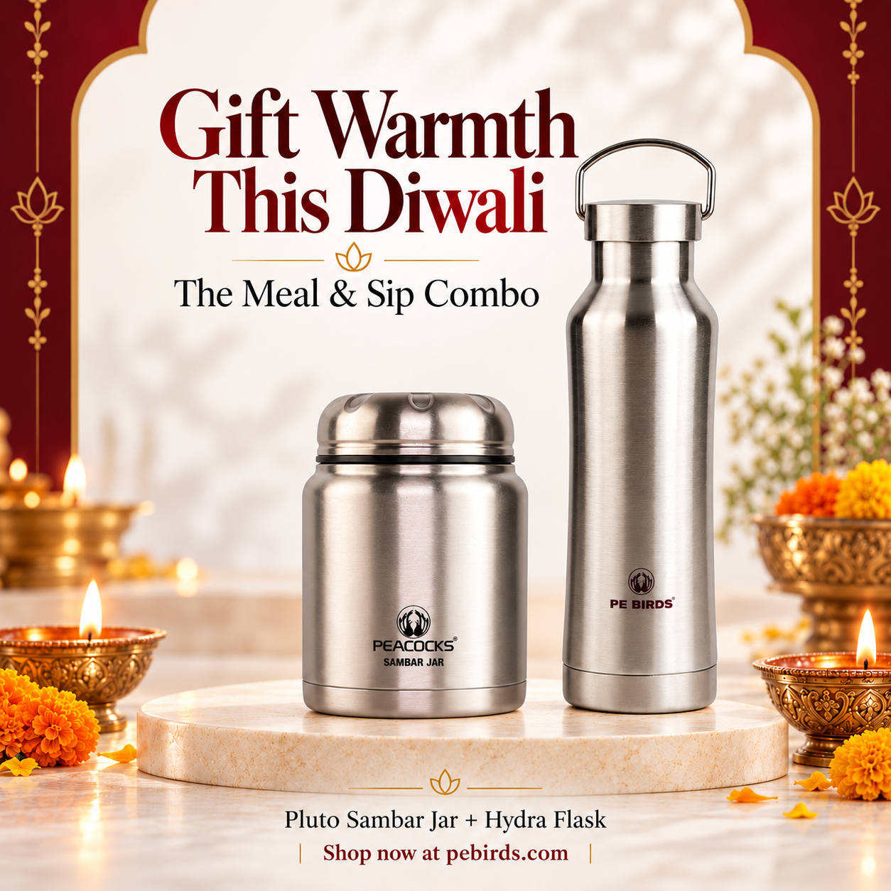 Pe Birds The Meal & Sip (Pluto 350ml & Hydra 600 ml)