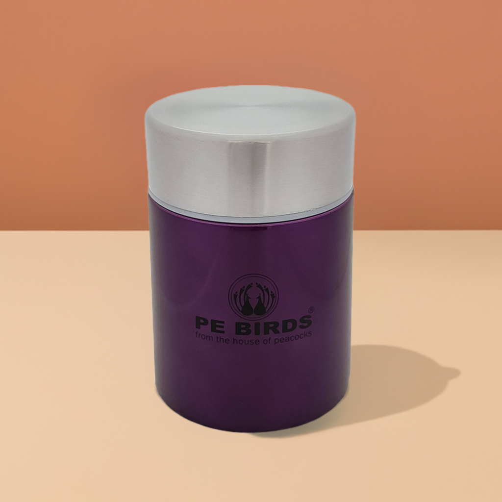 Pe Birds Fusion Insulated Food Jar, Sambar jar - pebirds-peacocks