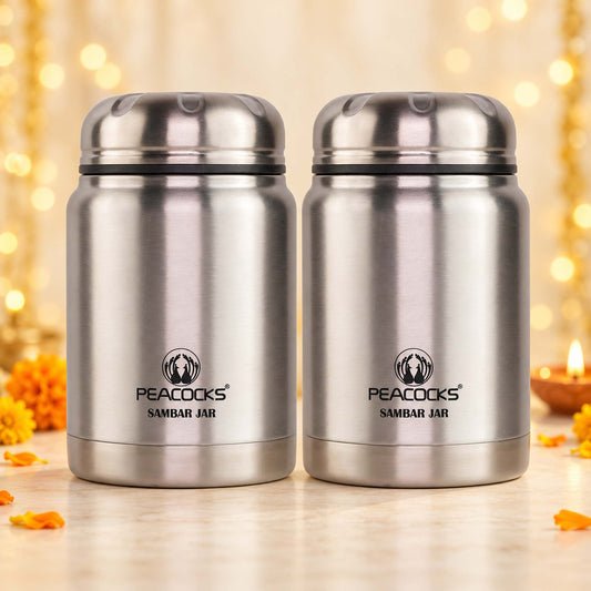 PE BIRDS  Diwali Gift Combo – Sambar Jars, Set of 2