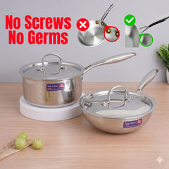 Pe Birds Fry Pan + Sauce Pan Combo
