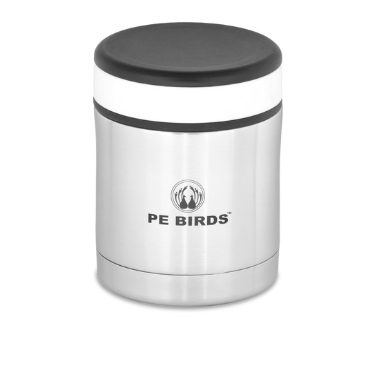 PE BIRDS Stainless Steel Double Wall Food Sambar Jar 250ml