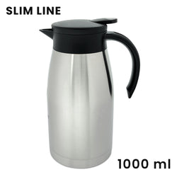 PEBIRDS Slim Line Coffee Pot - Stylish Stainless Steel Thermal Flask