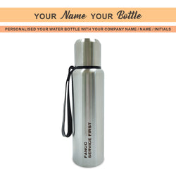 PE BIRDS Stainless Steel Double Wall Steel O Steel Vacuum Flask ( Free Name Engraving on flask)